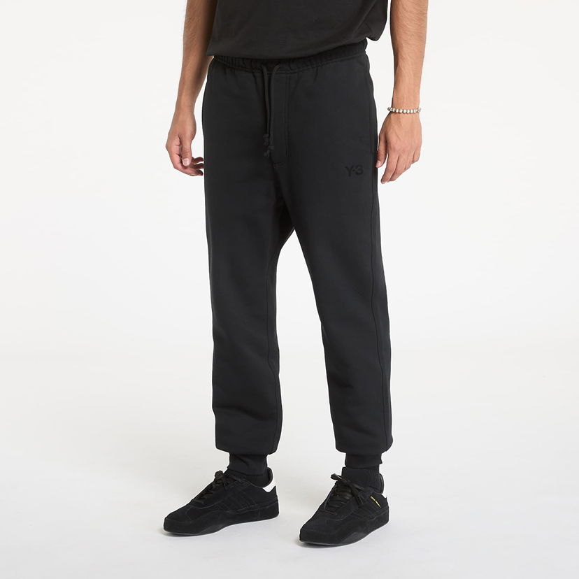 Trenirka Y-3 Brushed Terry Cuffed Pant Black Črna | IW0070