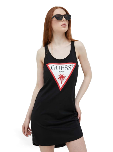 Obleke GUESS Dress Črna | E3GP03.JA914