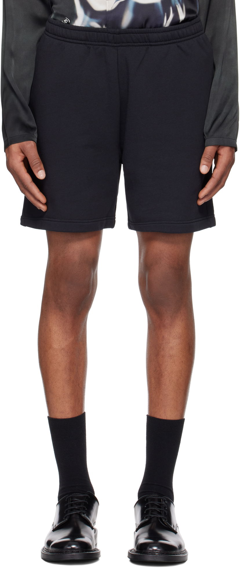Kratke hlače Acne Studios Fleece Shorts by Acne Studios Črna | CE0064-