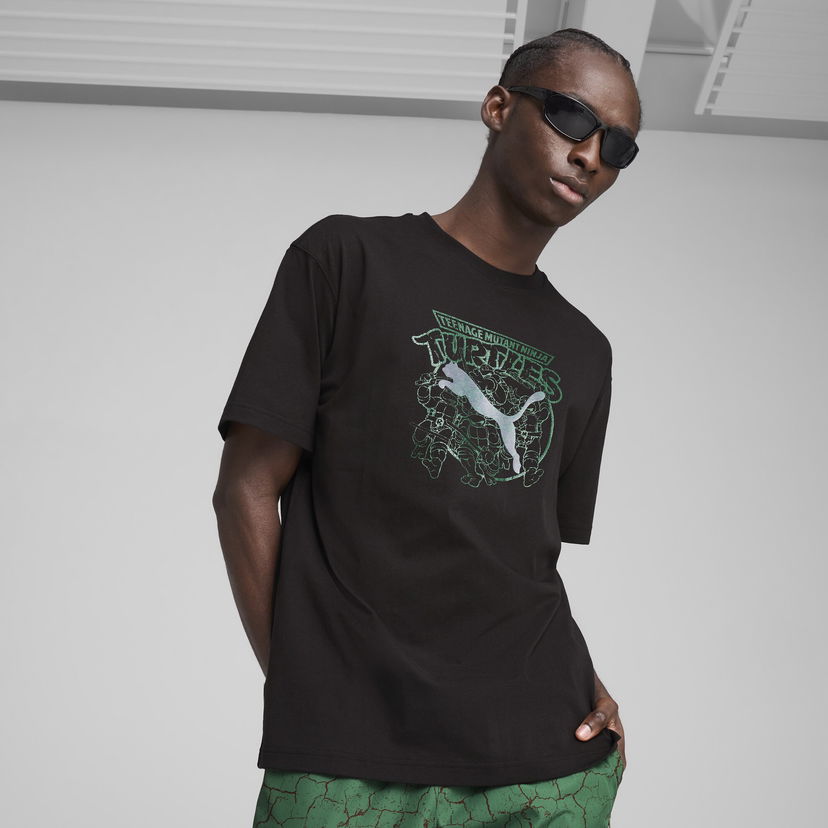 Majica Puma PUMA x TMNT Relaxed Fit Graphic Tee Črna | 630099_01