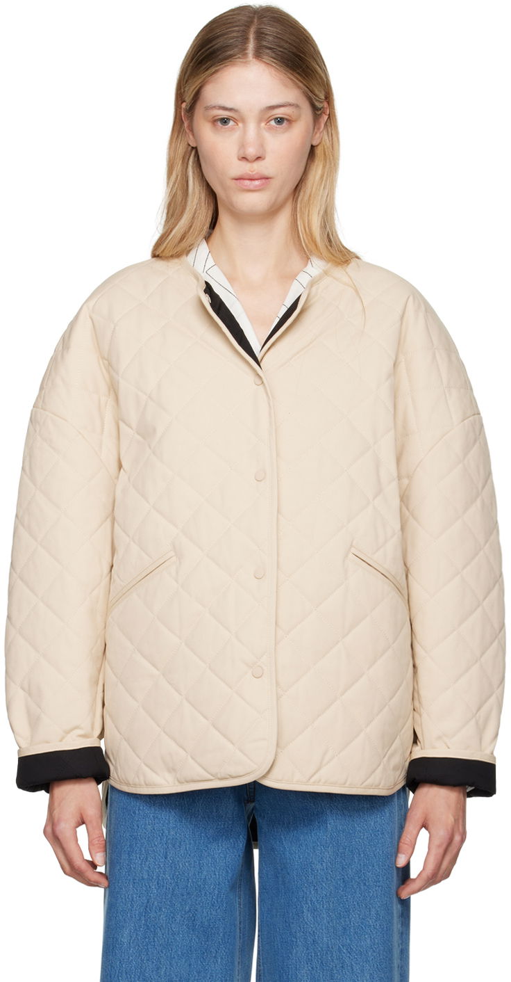 Puhovka TOTEME TOTEME Exclusive Quilted Jacket Bež | 223-177-222, 0