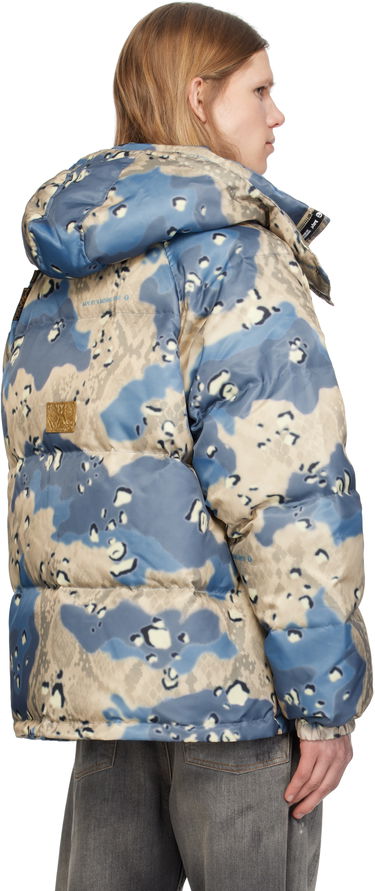 Puhovka AAPE by A Bathing Ape AAPE by A Bathing Ape Camo Main Down Jacket Modra | AAPDNM7666XXNBGK, 2