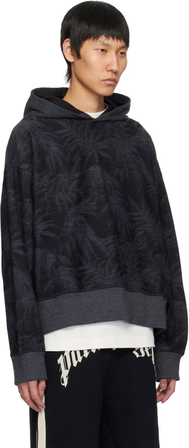Pulover Palm Angels Palm Angels Palms Hoodie Črna | PMBB169S25FAB0011009, 1