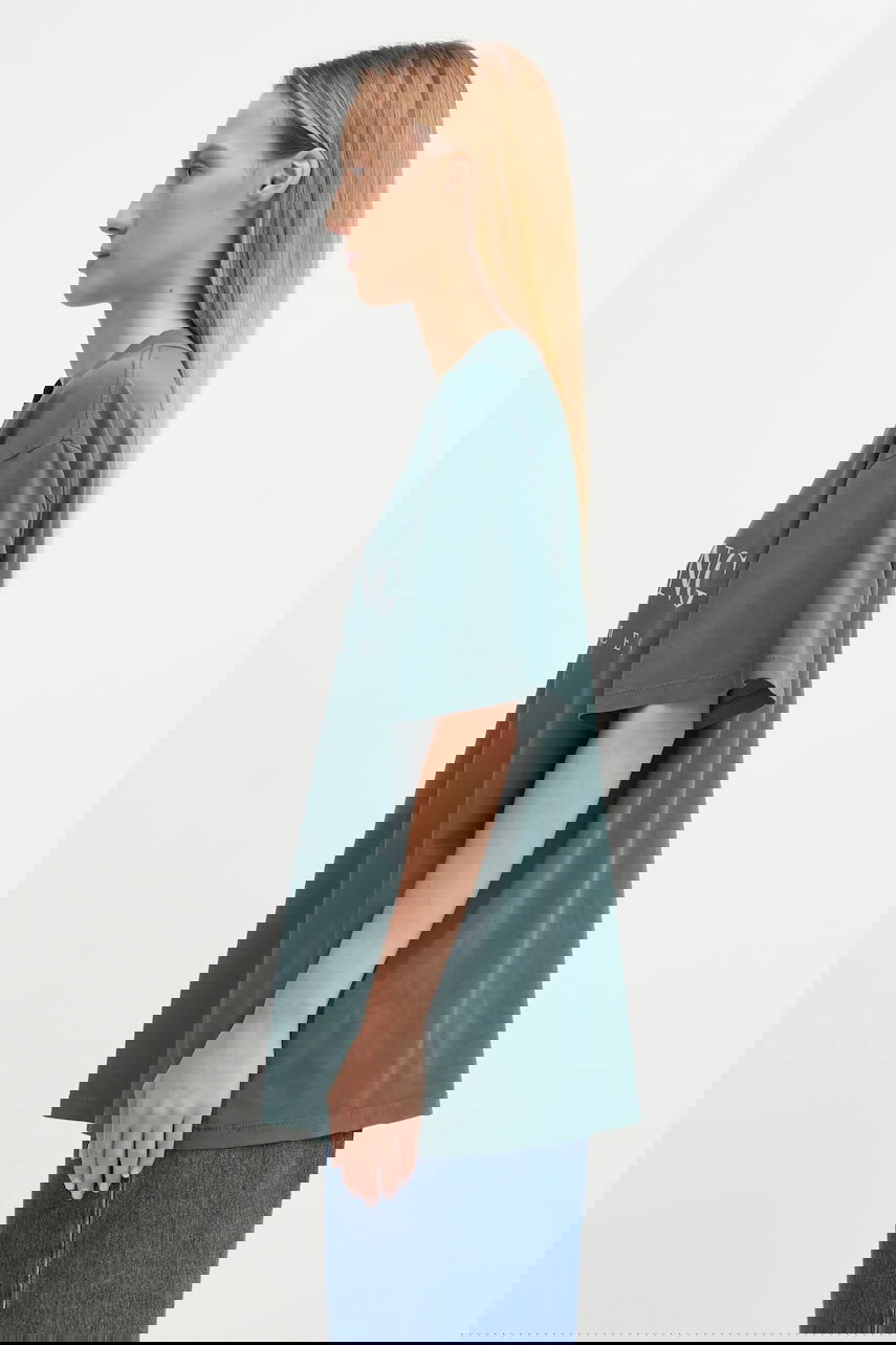 Majica Anine Bing Anine Bing Ashton Oversized T-Shirt Zelena | A.08.10133, 1