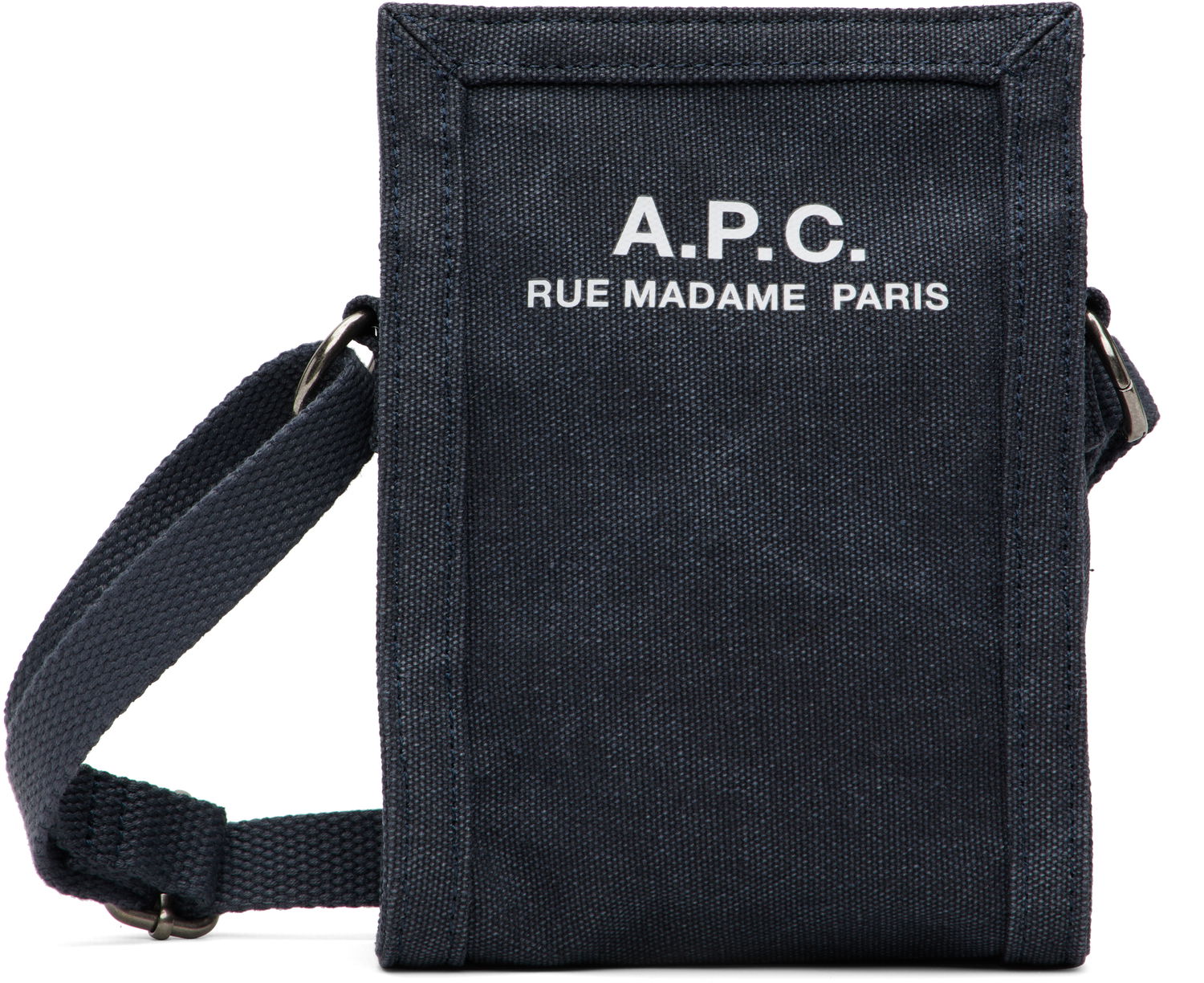 Nahrbtniki in torbe A.P.C. A.P.C. Recuperation Crossbody Phone Pouch Mornarica | COHGV-H61931, 0