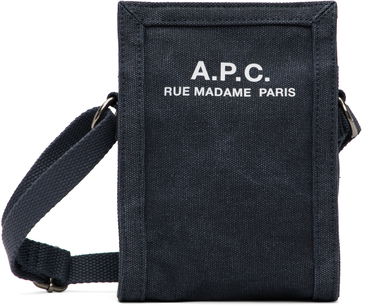 Nahrbtniki in torbe A.P.C. A.P.C. Recuperation Crossbody Phone Pouch Mornarica | COHGV-H61931, 0
