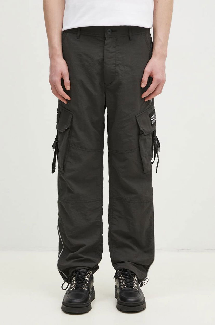 Cargo hlače Levi's x Gundam SEED High Waist Cargo Pants Črna | A7409.0000