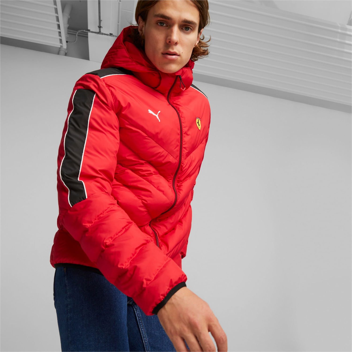 Jakna Puma Scuderia Ferrari Race MT7 EcoLite Jacket Rdeča | 535825_02, 0