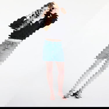 Pulover GUESS GUESS Roberta Full Zip Crop Sweatshirt Črna | V5RQ20KC3D2-FJ8N, 3