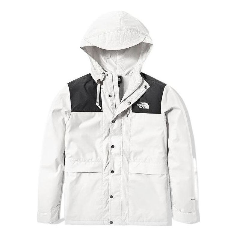 Parka The North Face Mountain Logo Windbreaker Jacket Bela | NF0A81NO-FN4
