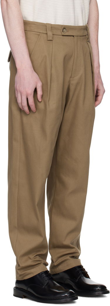 Hlače A.P.C. A.P.C. Renato Pleated Trousers Mornarica | COFCO-H08428, 4
