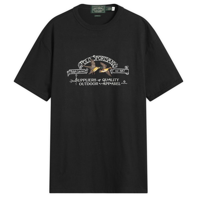 Majica Polo by Ralph Lauren Ralph Lauren Sportsman T-Shirt, Large Črna | 710981142001-BLK