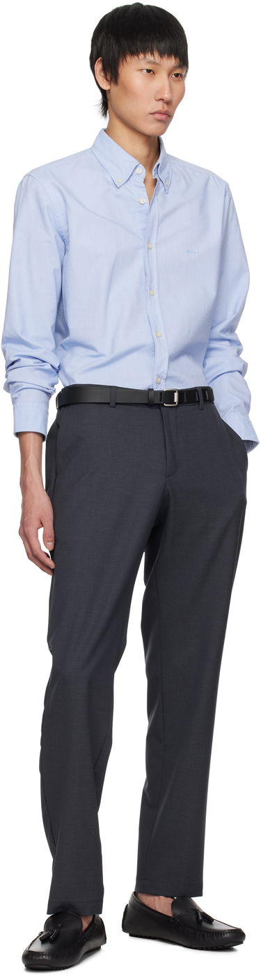 Hlače BOSS BOSS Houndstooth Dressletic Trousers Siva | 50534613, 4