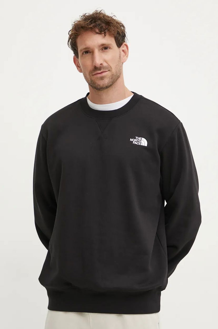 Pleteni pulover The North Face The North Face Essential Crew Sweatshirt Črna | NF0A89ETJK31