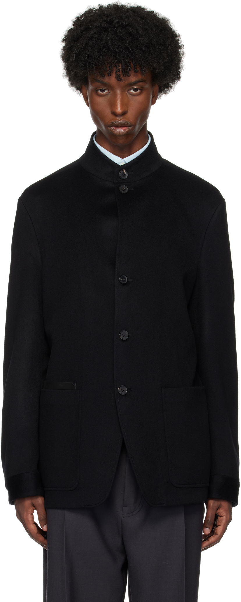 Plašči ZEGNA Cashmere Jacket Črna | 869C79A8-1VHKQ0