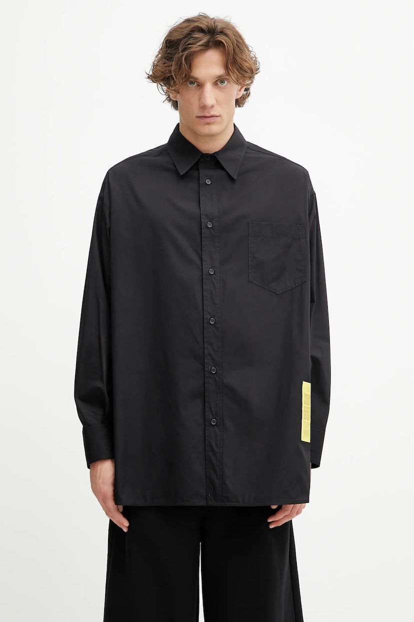 Srajce Maison Margiela MM6 Maison Margiela Relaxed Fit Shirt Črna | SH0DT0034.M35480.900