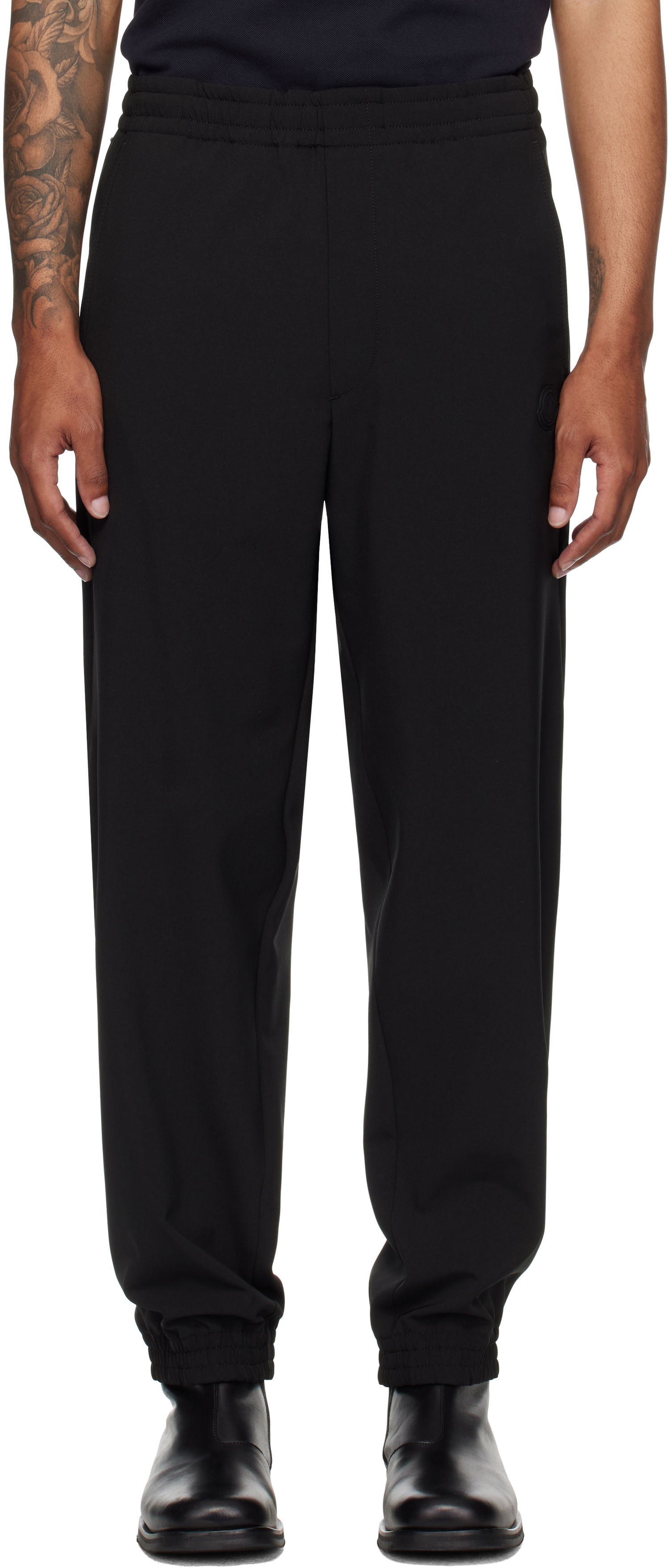 Trenirka Moncler Moncler Logo Jogging Pants Črna | K20912A00012598PM, 0