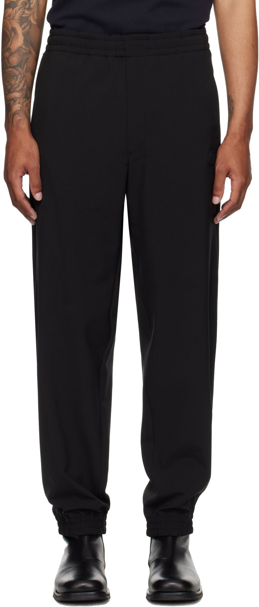 Trenirka Moncler Moncler Logo Jogging Pants Črna | K20912A00012598PM
