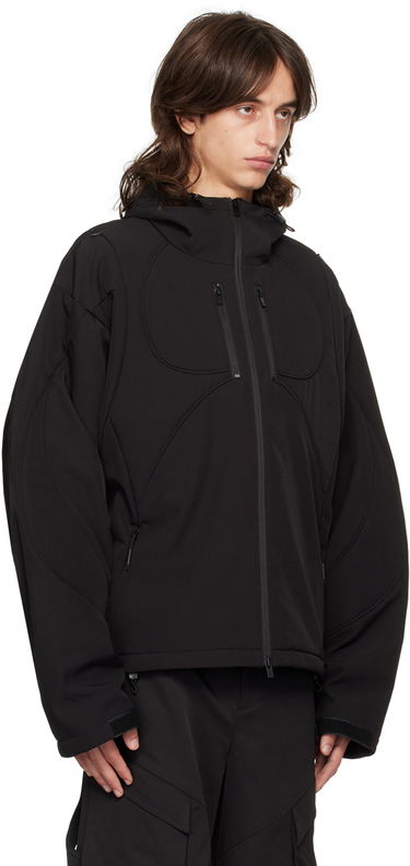 Vetrovka HELIOT EMIL Softshell Hooded Jacket Črna | PREAW24_M_02_130_BLK01, 3