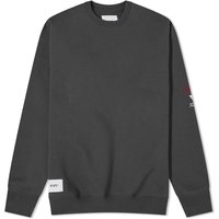 Pulover WTAPS 18 VUA Crew Sweat Črna | 232ATDT-CSM18-BK, 1