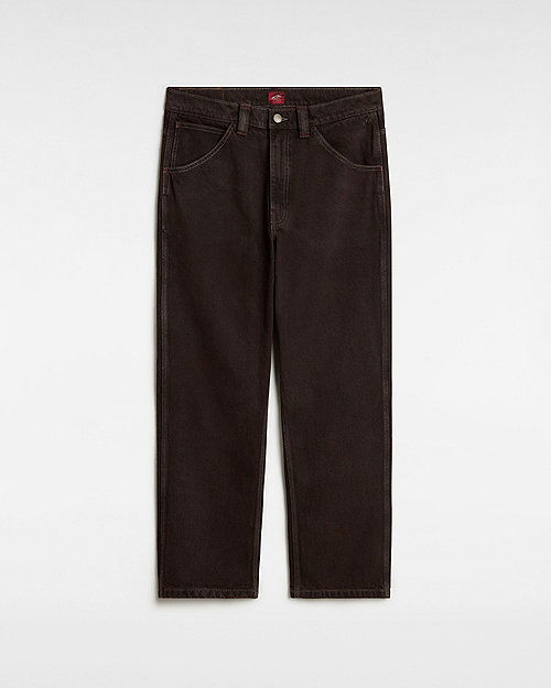 Kavbojke Vans VANS Skate Check-5 Loose Denim Trousers Rjava | VN000KXMY7U