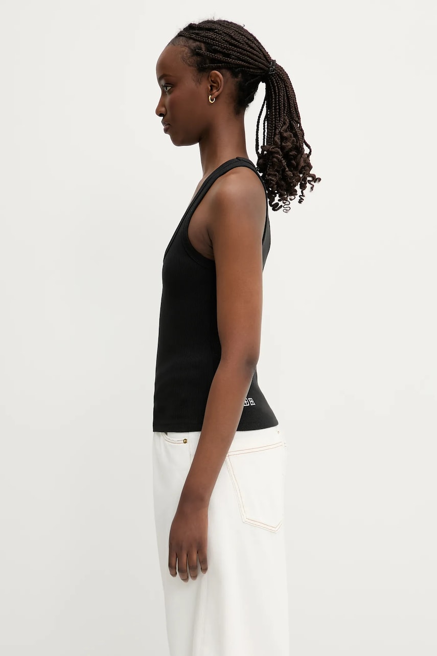 Majica brez rokavov Ksubi KSUBI Stacked Origin Tank Top Črna | WPS24TA006, 1