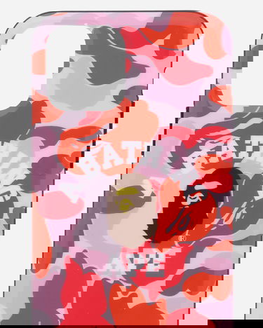 Modni dodatki BAPE ABC Camo College iPhone 11 Case Roza | 1F70182239 003, 4