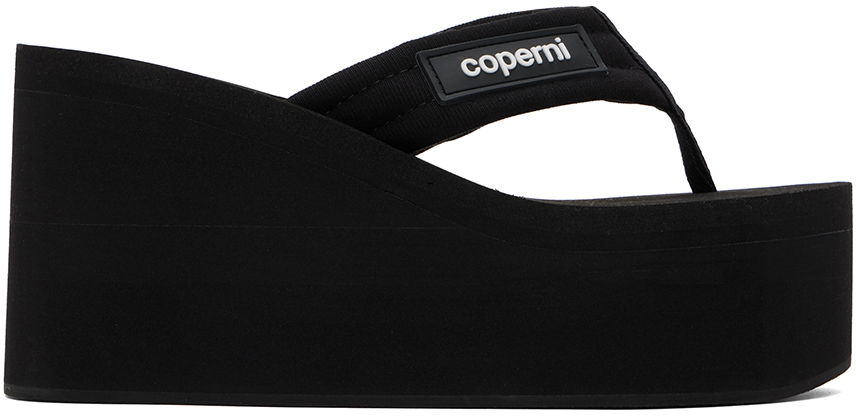 Oblačila Coperni Coperni Wedge Sandals Črna | COPSH09440, 0