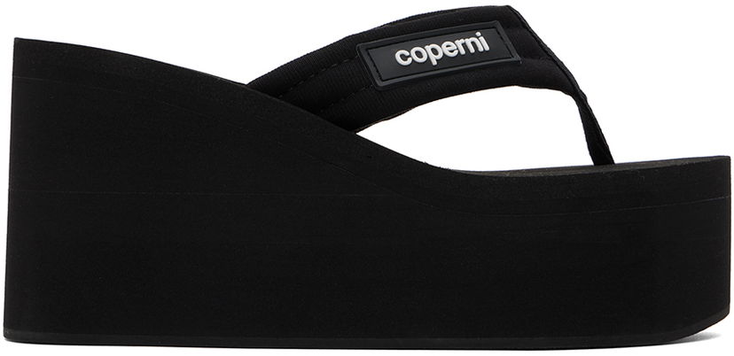 Oblačila Coperni Coperni Wedge Sandals Črna | COPSH09440