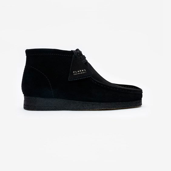 Superge in čevlji Clarks Wallabee Boot Črna | 26155517, 1