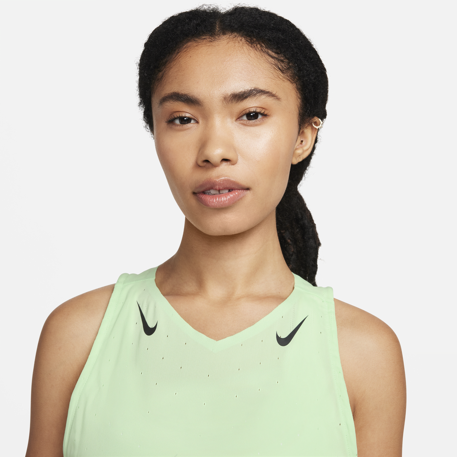 Majica brez rokavov Nike AeroSwift Dri-FIT ADV Zelena | FN2504-376, 1