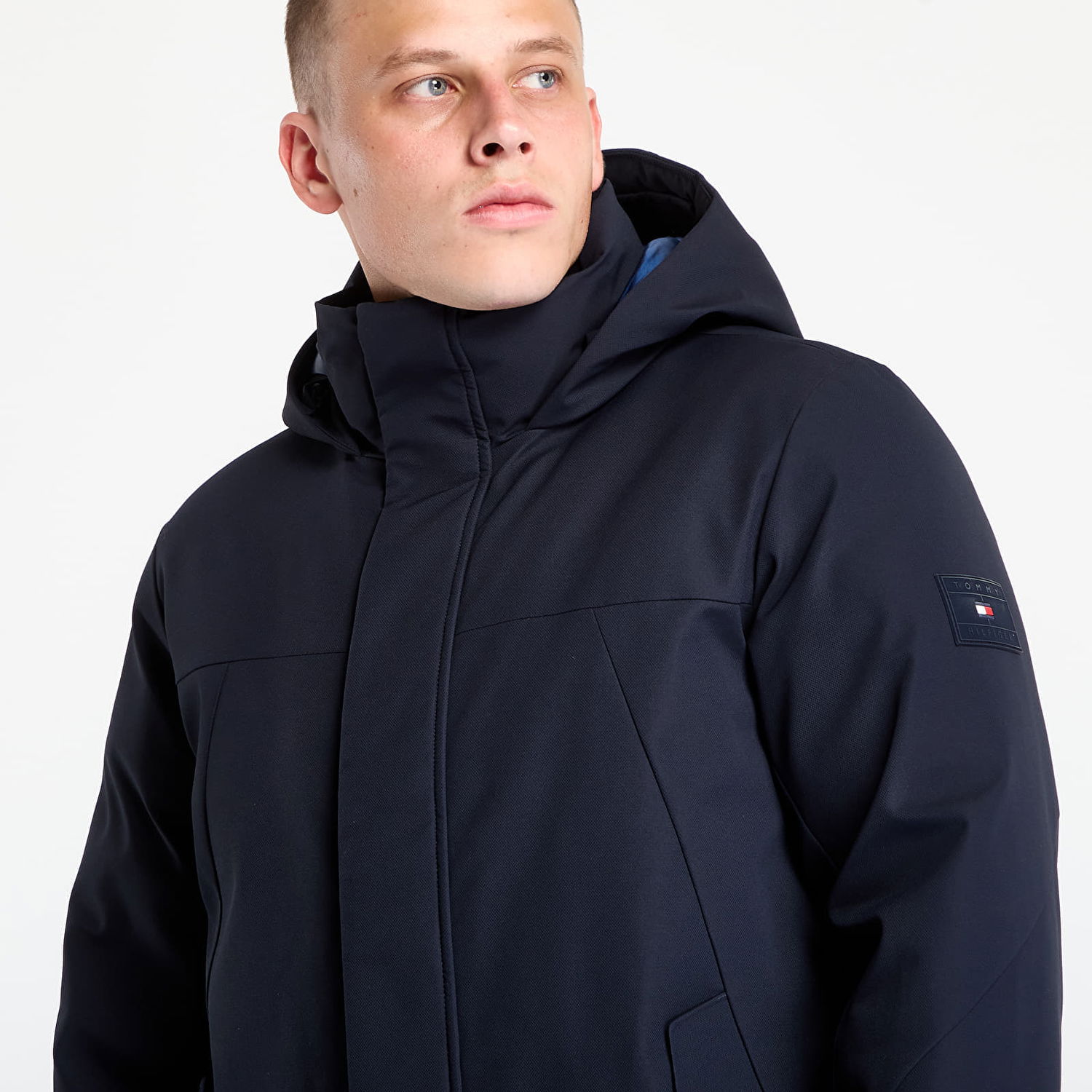 Jakna Tommy Hilfiger Jacket Tech Hooded Padded Parka Desert Sky Mornarica | MW0MW41362-DW5, 1