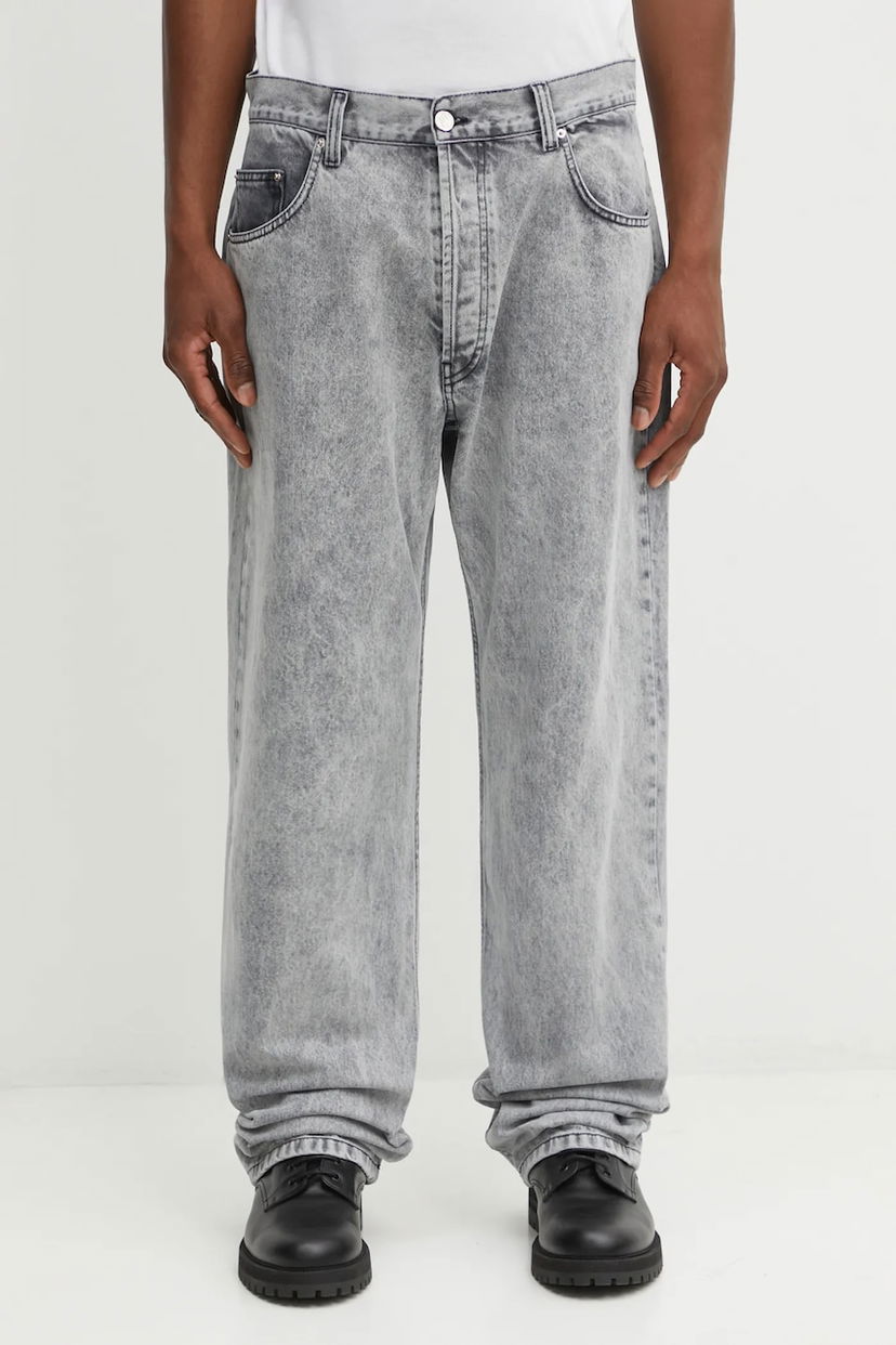 Kavbojke Aries Aries Acid Wash Jeans Siva | AR3131304