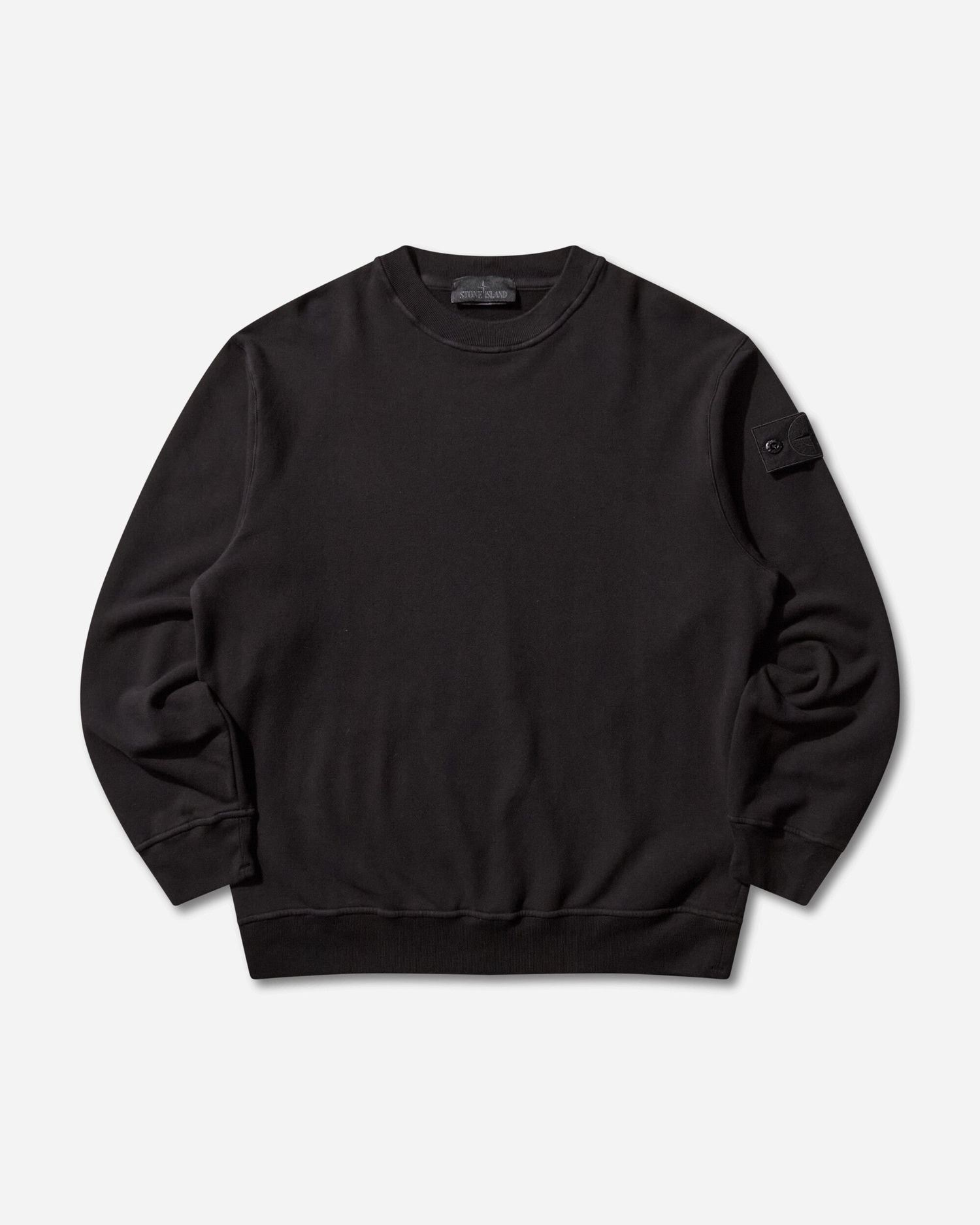Pulover Stone Island Ghost Stretch Cotton Fleece Crewneck Sweatshirt Črna | K2S15-6100069-S0F28 V0029, 1