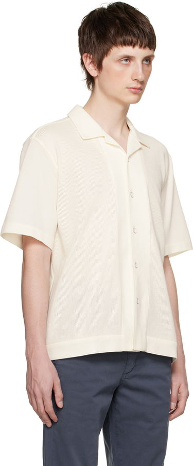 Srajce rag & bone Rag & Bone Avery Knitted Shirt Bela | MBC23PT003MS03, 1