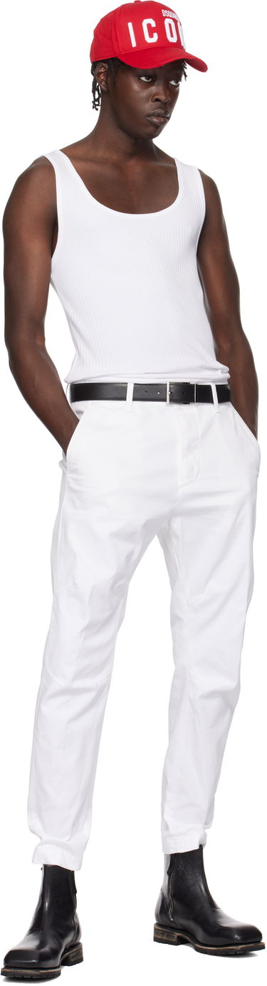 Hlače DSQUARED2 Dsquared2 Chino Trousers Bela | S74KB0819_S39021, 3