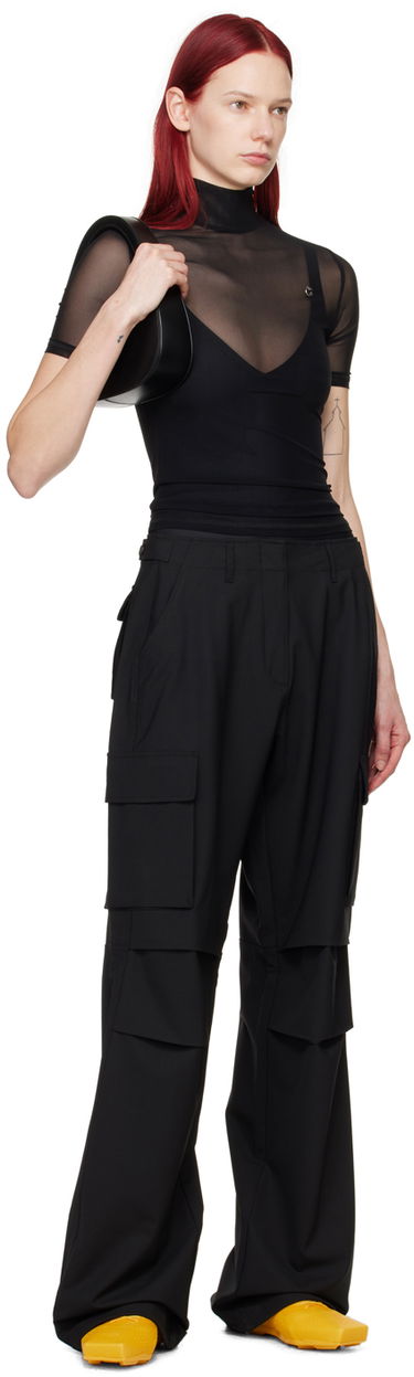 Cargo hlače Coperni Tailored Cargo Pants Črna | COPP40106C, 3