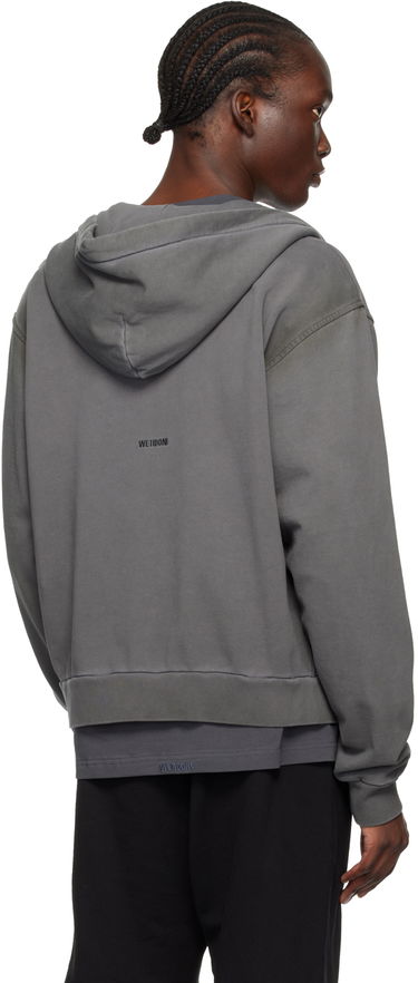 Pulover We11done Zip Hoodie Siva | WD-TJ2-24-812-U-CH, 2