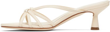 Oblačila Aeyde Aeyde Abby Leather Mules Bež | A11-HS-PRAR55ST141-SS25-100-007, 2