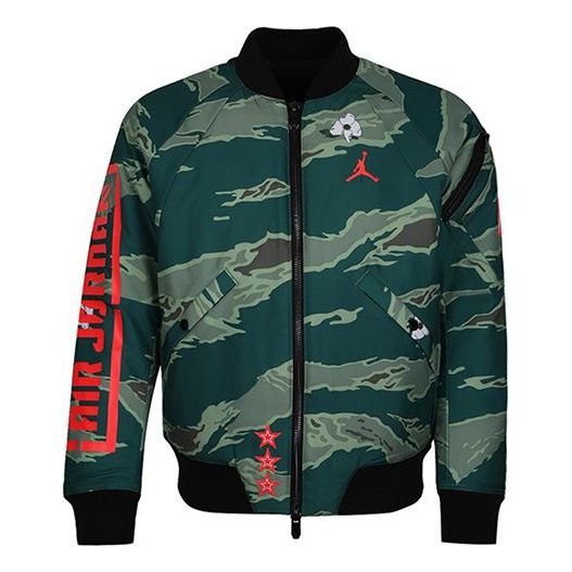 Bomber jakna Jordan Jordan City Of Flight Bomber Jacket Zelena | AT9006-010