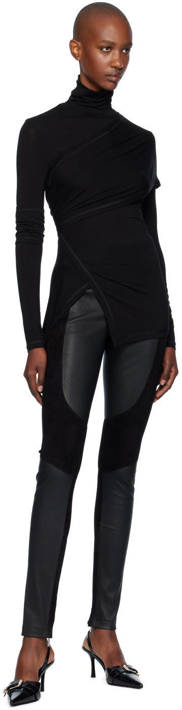 Pleteni pulover Helmut Lang Helmut Lang Turtleneck Top Črna | O07HW501, 3