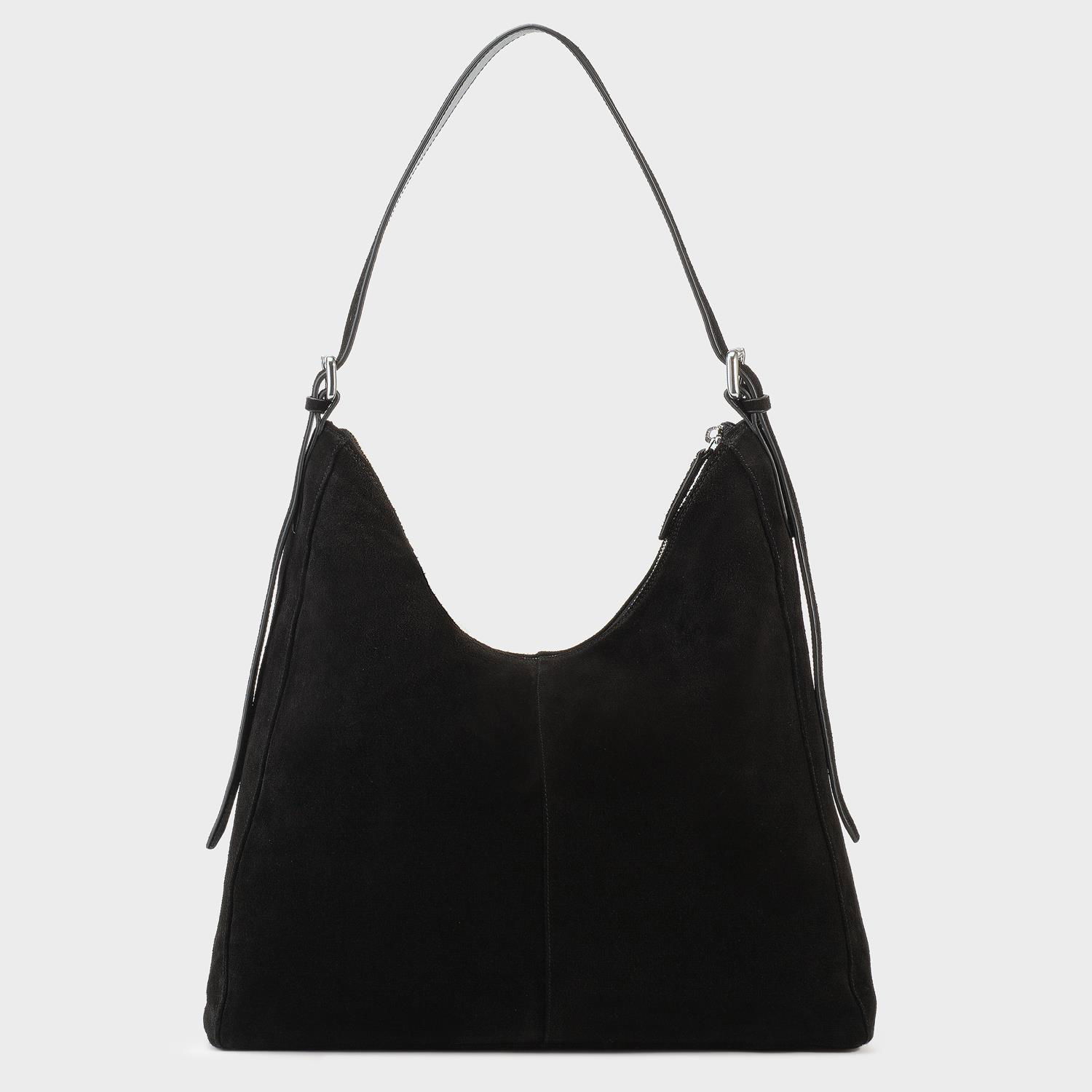 Torba za čez ramo Vagabond Vagabond Hilo Suede Shoulder Bag Črna | BN02-040-20, 0