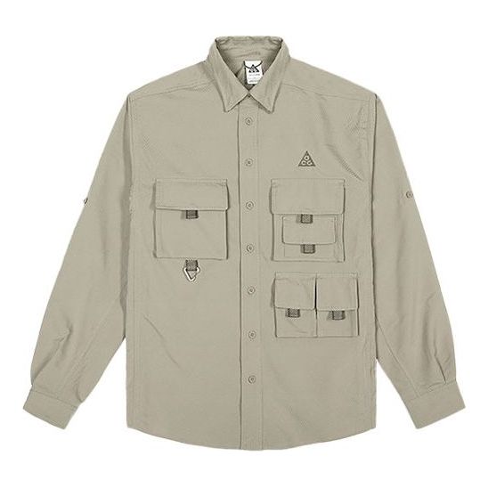 Srajce Nike ACG ACG Dri-FIT UV Trail Long Sleeve Shirt Bež | DB1014-087