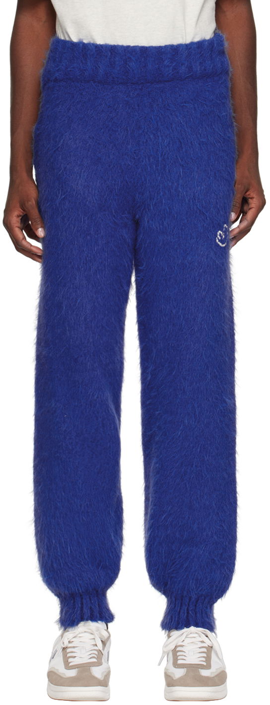 Trenirka ADER ERROR Distressed Sweatpants Modra | BMADFWBT0401BL