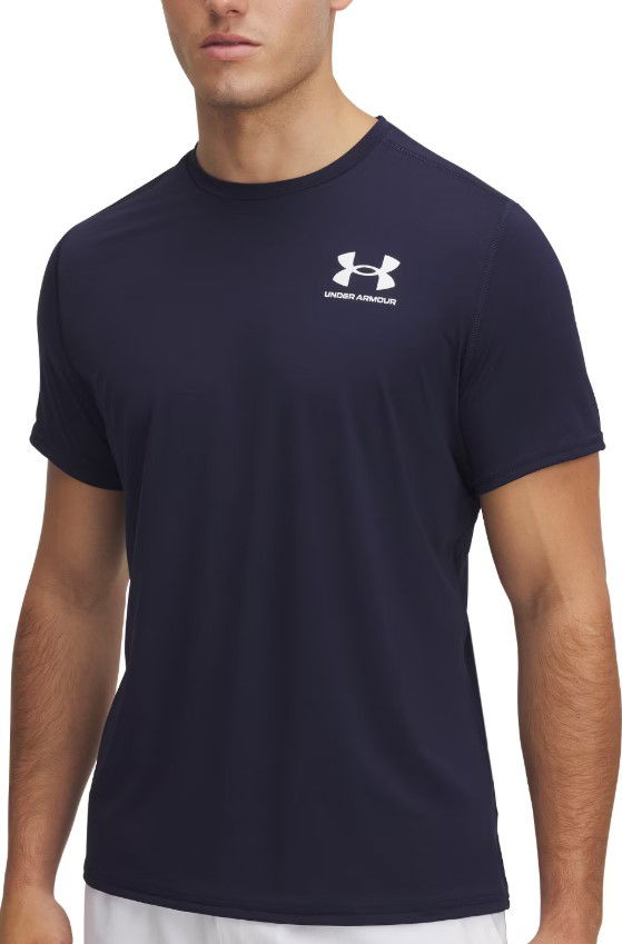 Majica Under Armour HeatGear Fitted Short Sleeve T-Shirt Mornarica | 6000939-410