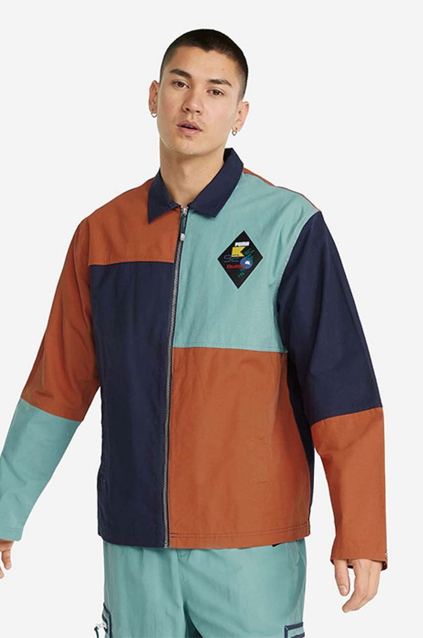 Vetrovka Puma x Butter Goods Windbreaker Rjava | 534056.84