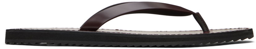 Kratke hlače The Row The Row City Flat Sandals Bordo | F1388-L60