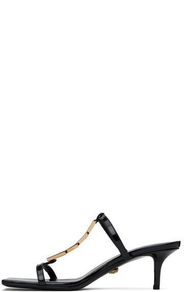 Modni dodatki Versace Versace Patent Heeled Sandals Črna | 1018735_D2VE_1B00V, 2