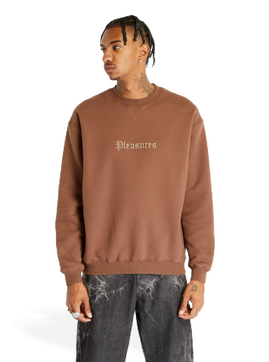 Pulover Pleasures Recipe Crewneck Brown Rjava | P23F021 BROWN