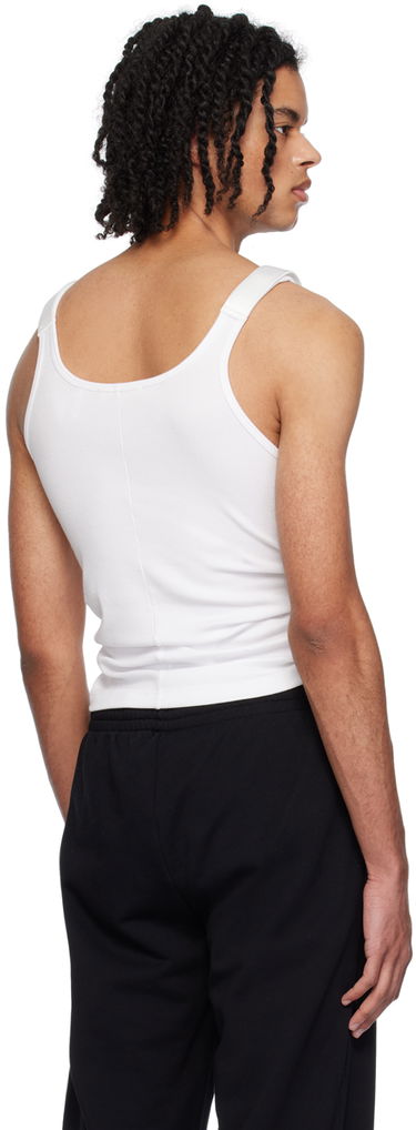 Majica brez rokavov Helmut Lang Seatbelt Tank Bela | O02HW516, 2